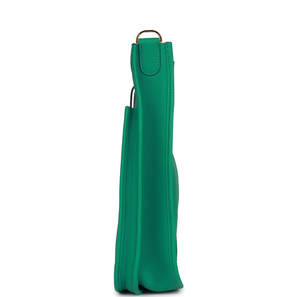 Hermes Evelyne III PM Vert Jade Clemence Gold Hardware