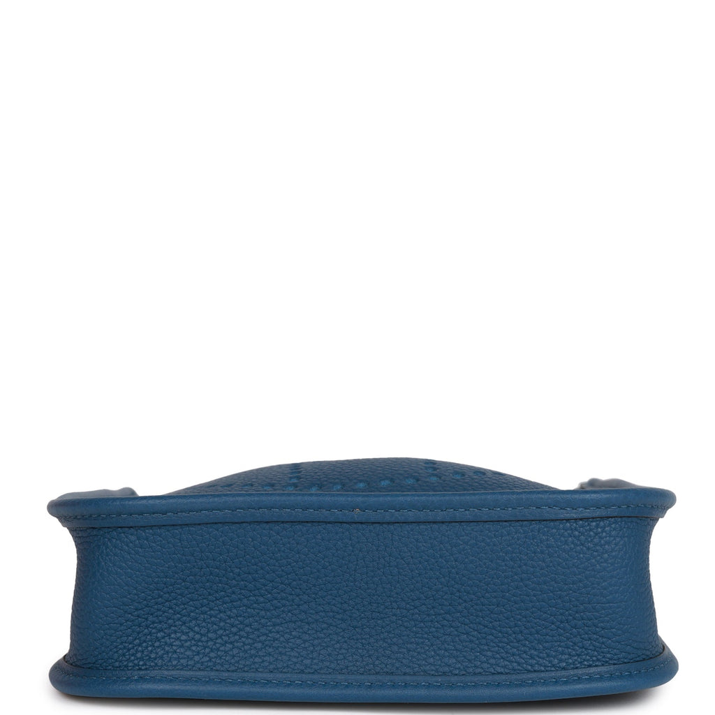 Hermes Evelyne TPM Bag Deep Blue Maurice Palladium Hardware