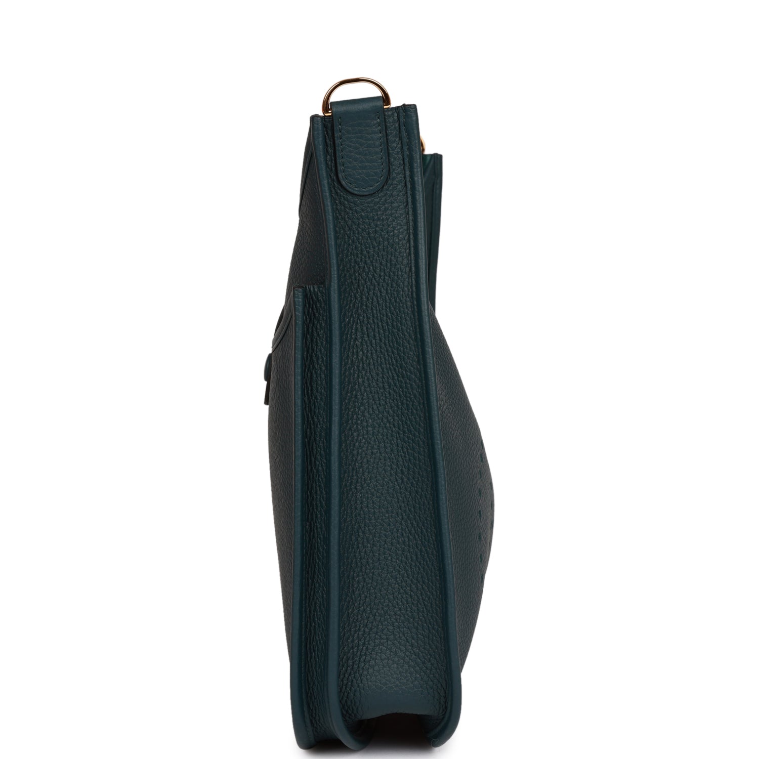 Hermes Evelyne PM Vert Cypress Clemence Gold Hardware