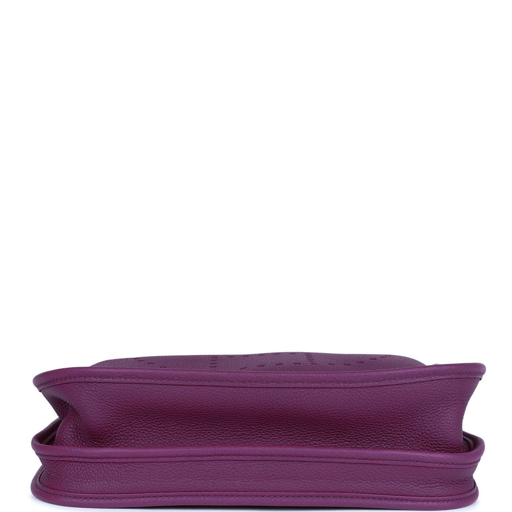Hermes Evelyne III PM Anemone Clemence Palladium Hardware
