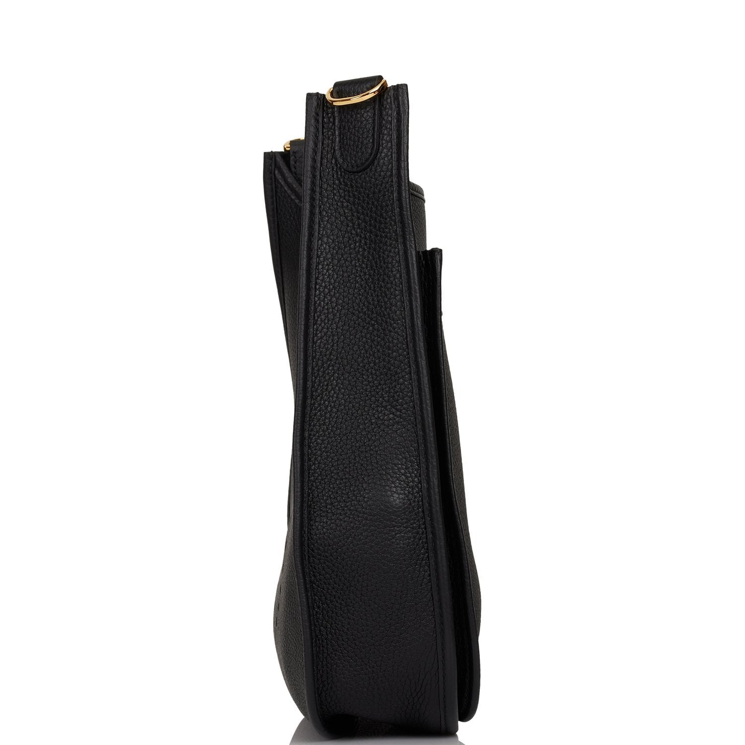 Hermes Evelyne III PM Black Clemence Gold Hardware
