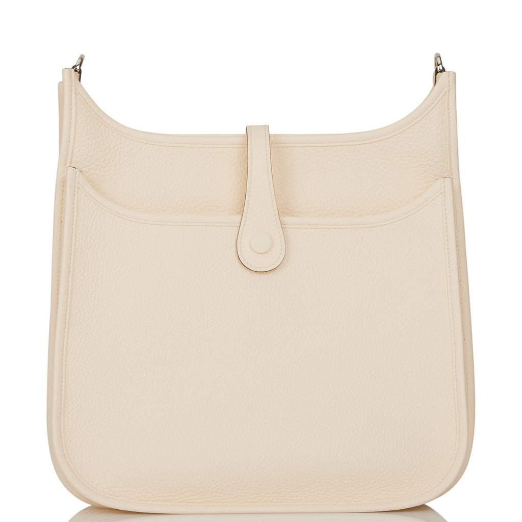Hermes Evelyne III PM Nata Clemence Palladium Hardware