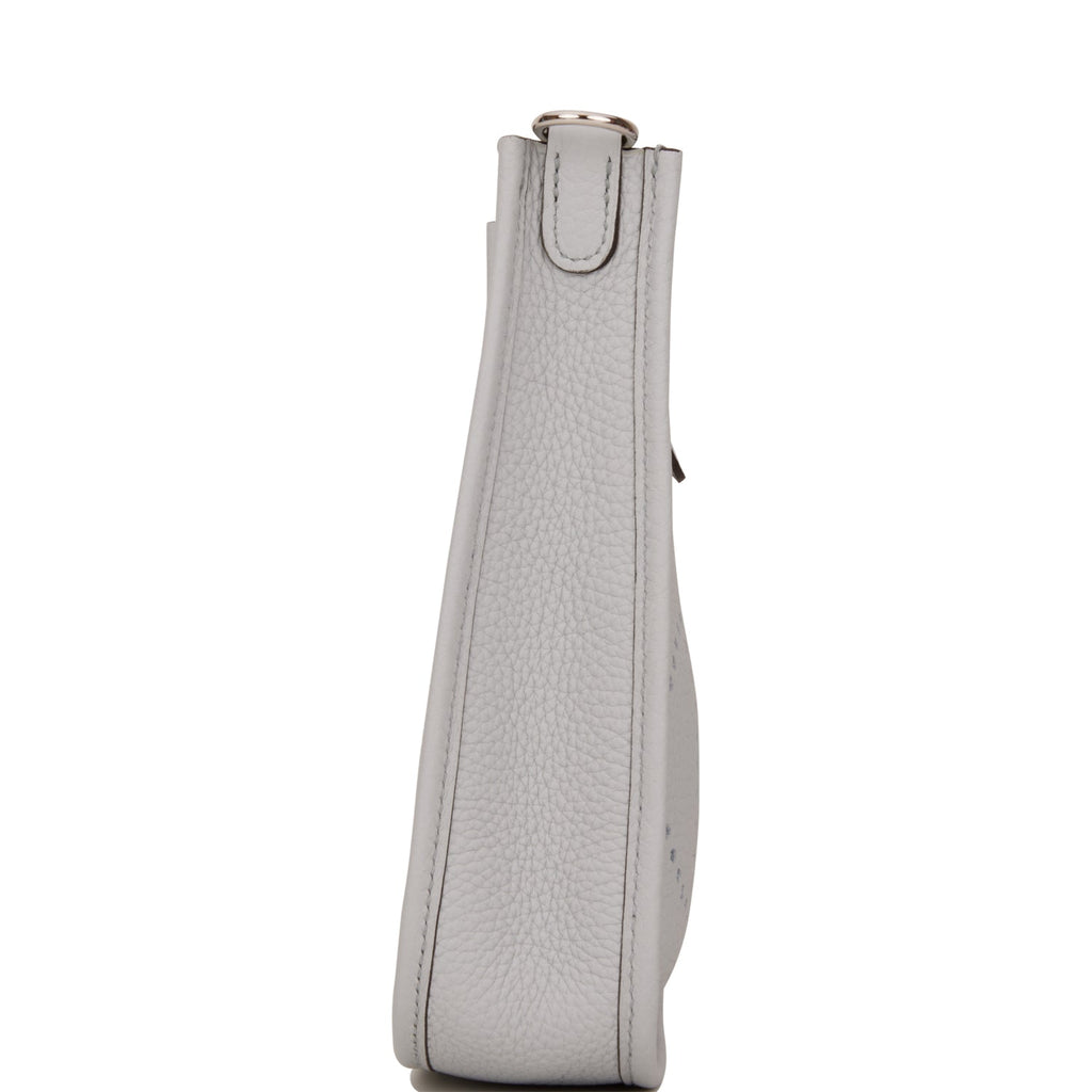 Hermes Evelyne TPM Bleu Pale Clemence Palladium Hardware