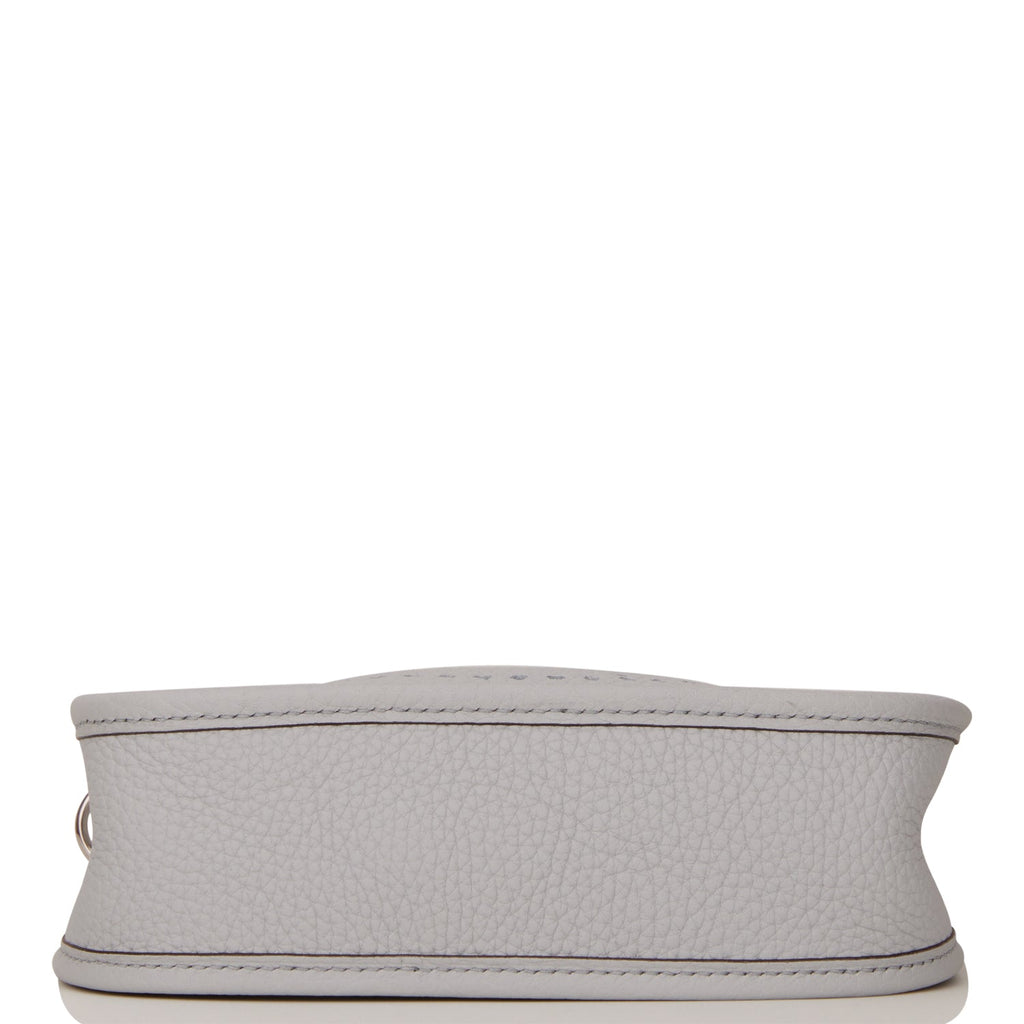 Hermes Evelyne TPM Bleu Pale Clemence Palladium Hardware