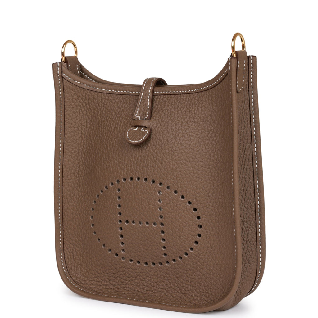 Hermes Evelyne TPM Etoupe Clemence Gold Hardware