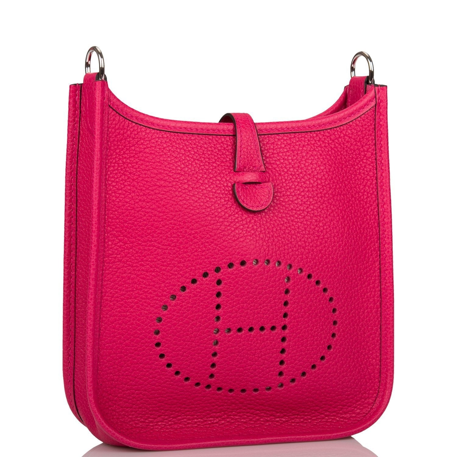 Hermes Evelyne TPM Rose Mexico Clemence Palladium Hardware