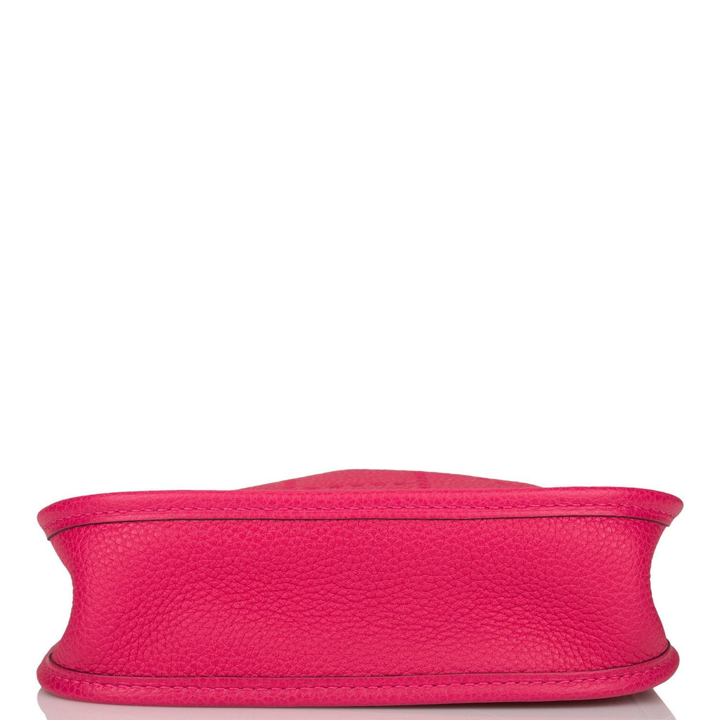 Hermes Evelyne TPM Rose Mexico Clemence Palladium Hardware