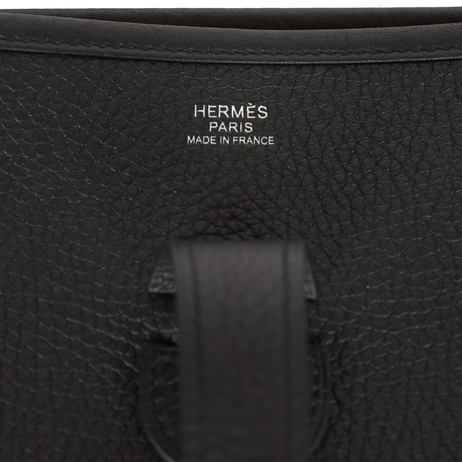 Hermes Evelyne III GM Black Clemence Palladium Hardware