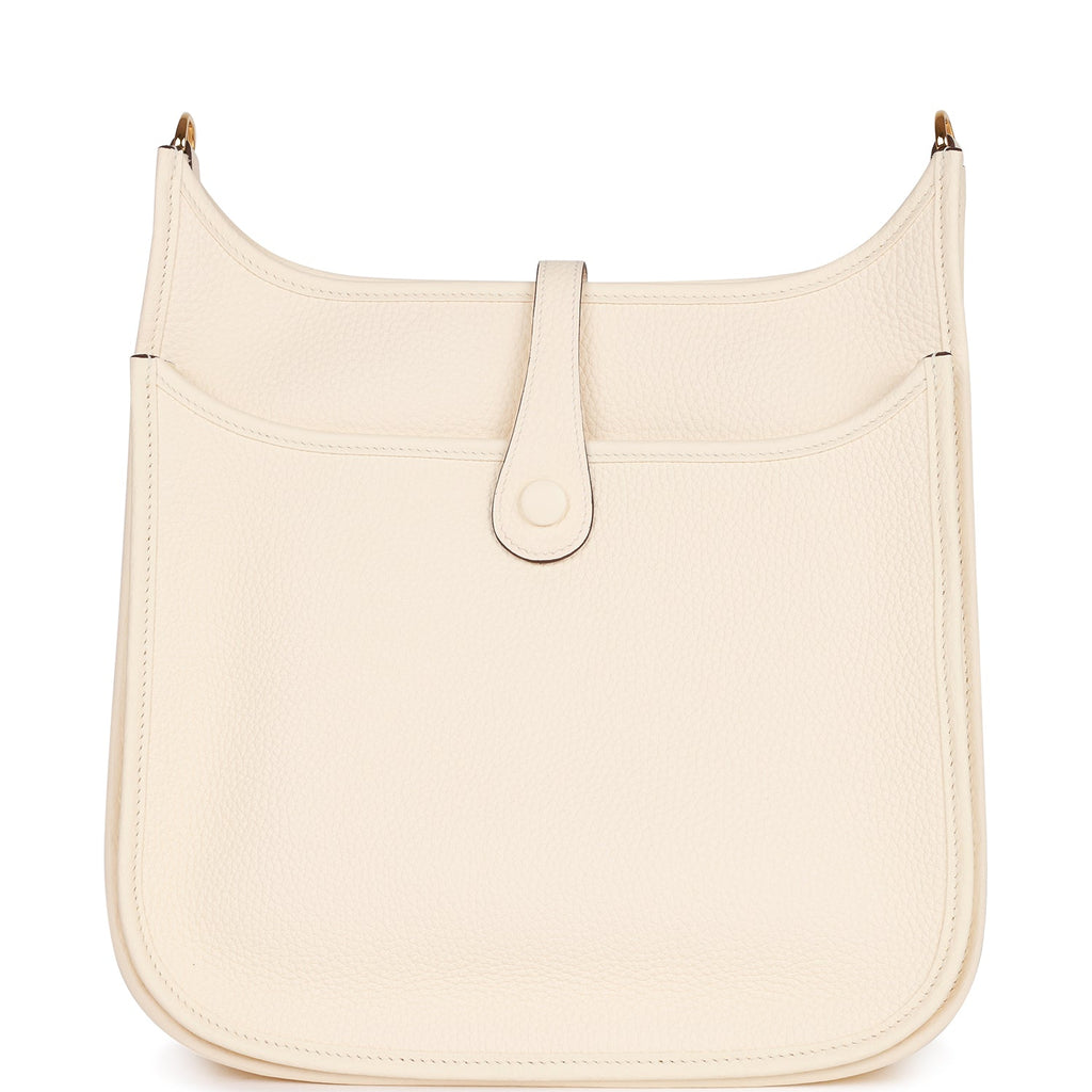 Hermes Evelyne III PM Nata Clemence Gold Hardware