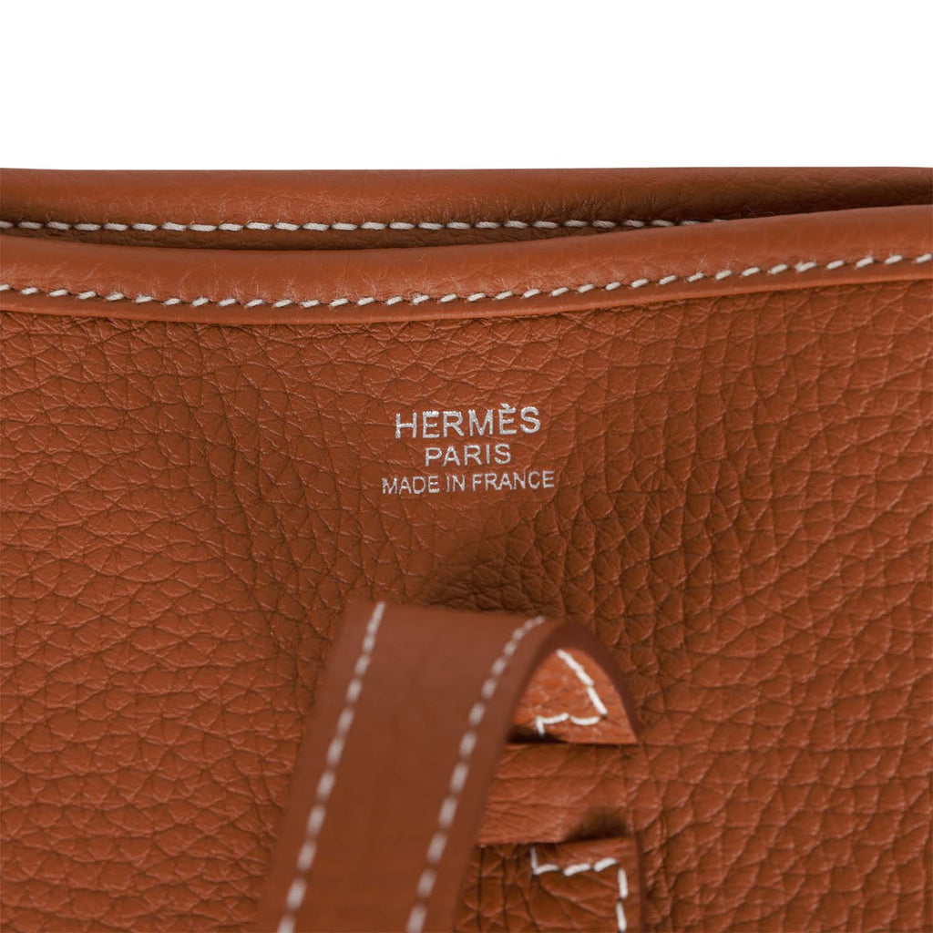Hermes Evelyne III PM Gold Clemence Palladium Hardware