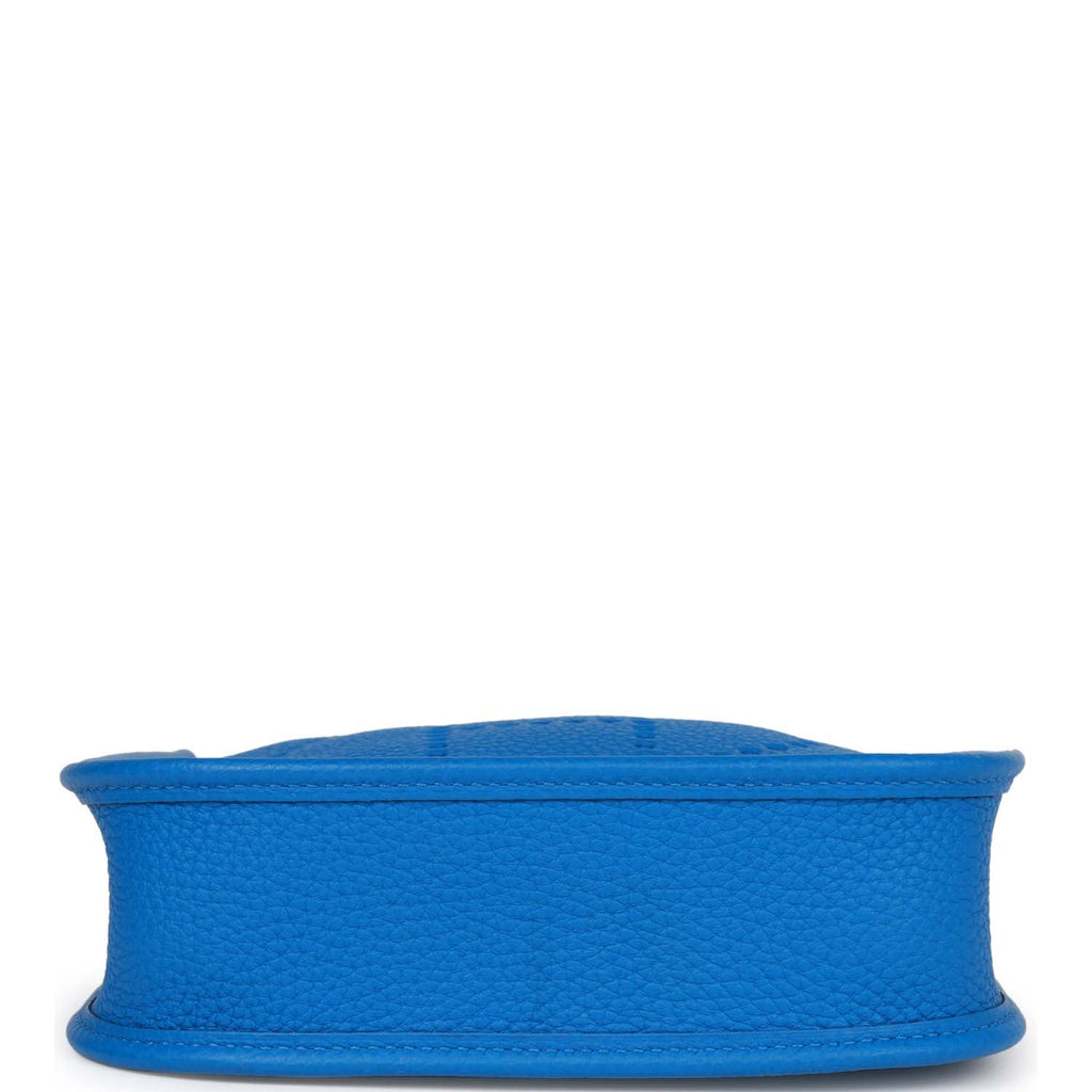 Hermes Evelyne TPM Bleu Zellige Clemence Palladium Hardware
