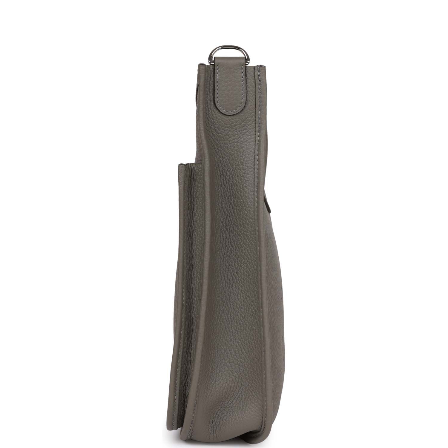 Hermes Evelyne III PM Gris Meyer Clemence Palladium Hardware