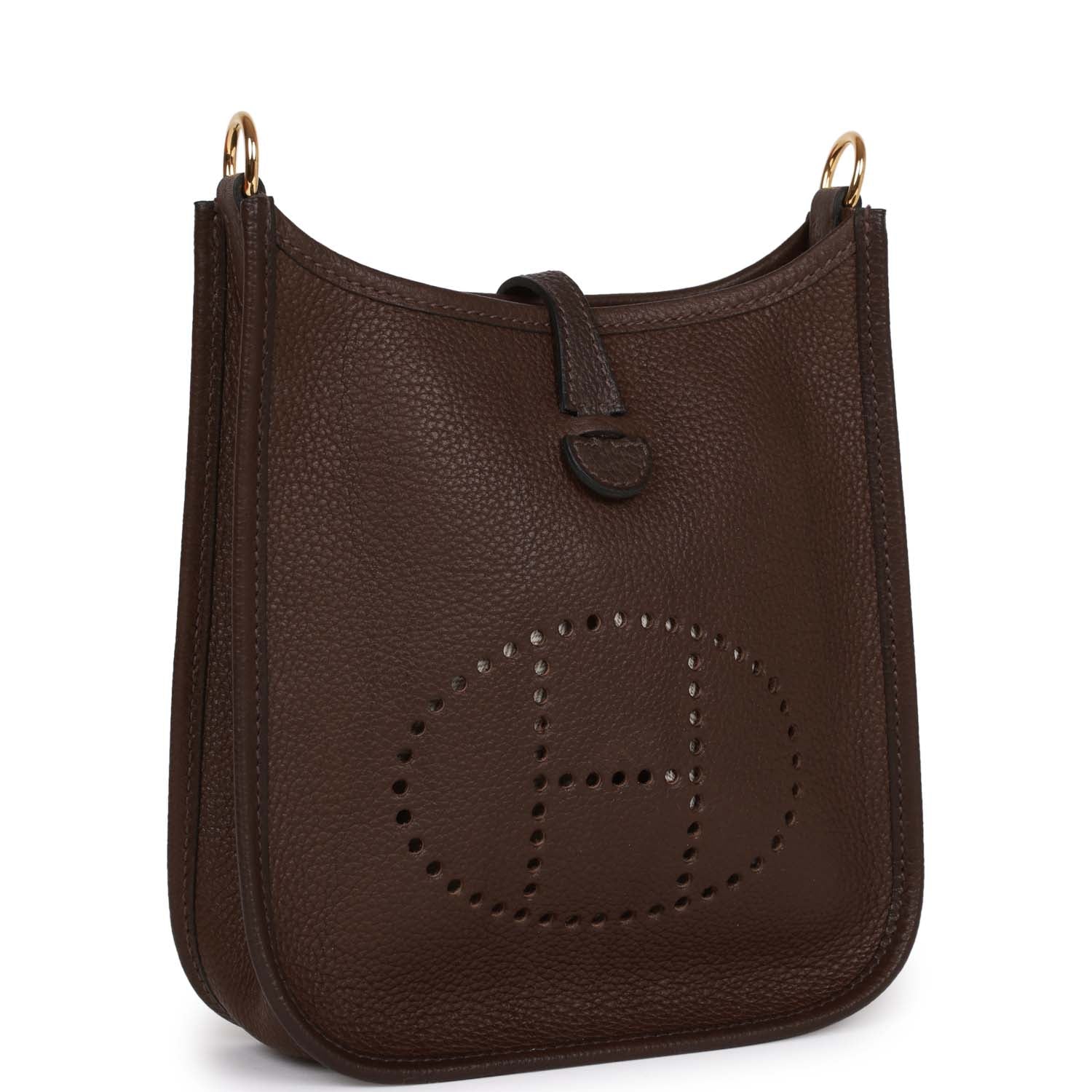 Hermes Evelyne TPM Ebene Barenia Faubourg Gold Hardware