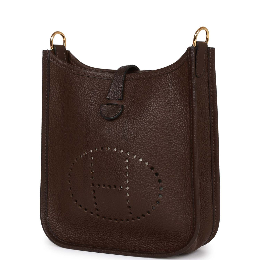 Hermes Evelyne TPM Ebene Barenia Faubourg Gold Hardware