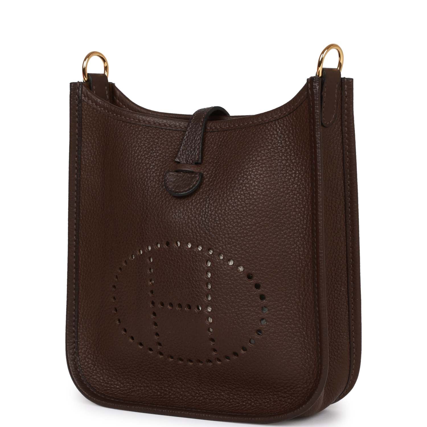 Hermes Evelyne TPM Ebene Barenia Faubourg Gold Hardware