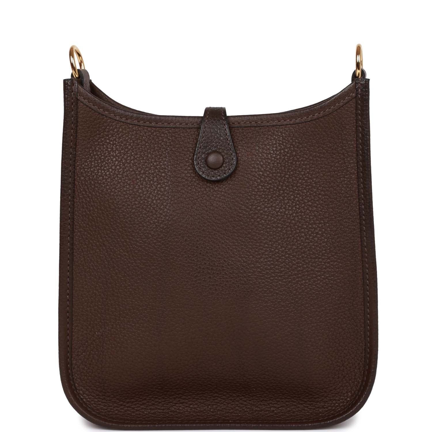 Hermes Evelyne TPM Ebene Barenia Faubourg Gold Hardware