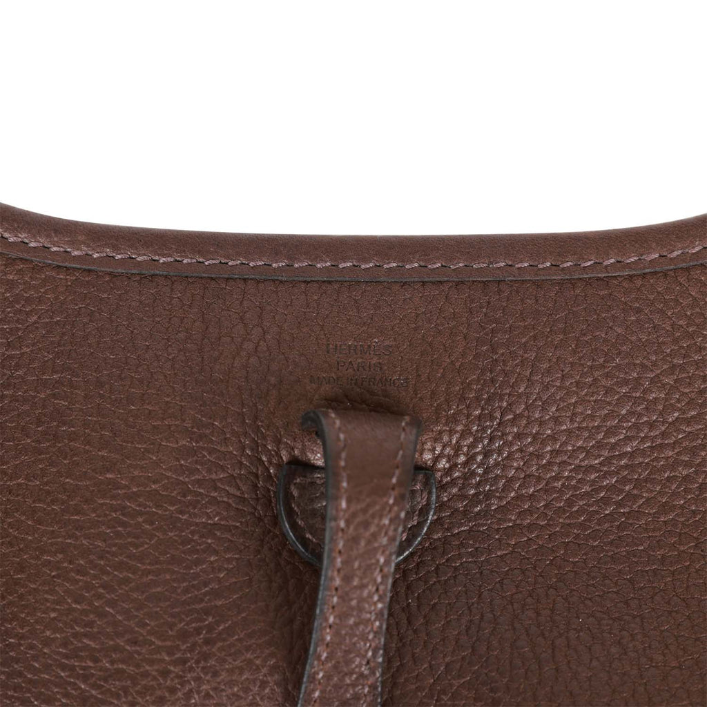 Hermes Evelyne TPM Ebene Barenia Faubourg Gold Hardware