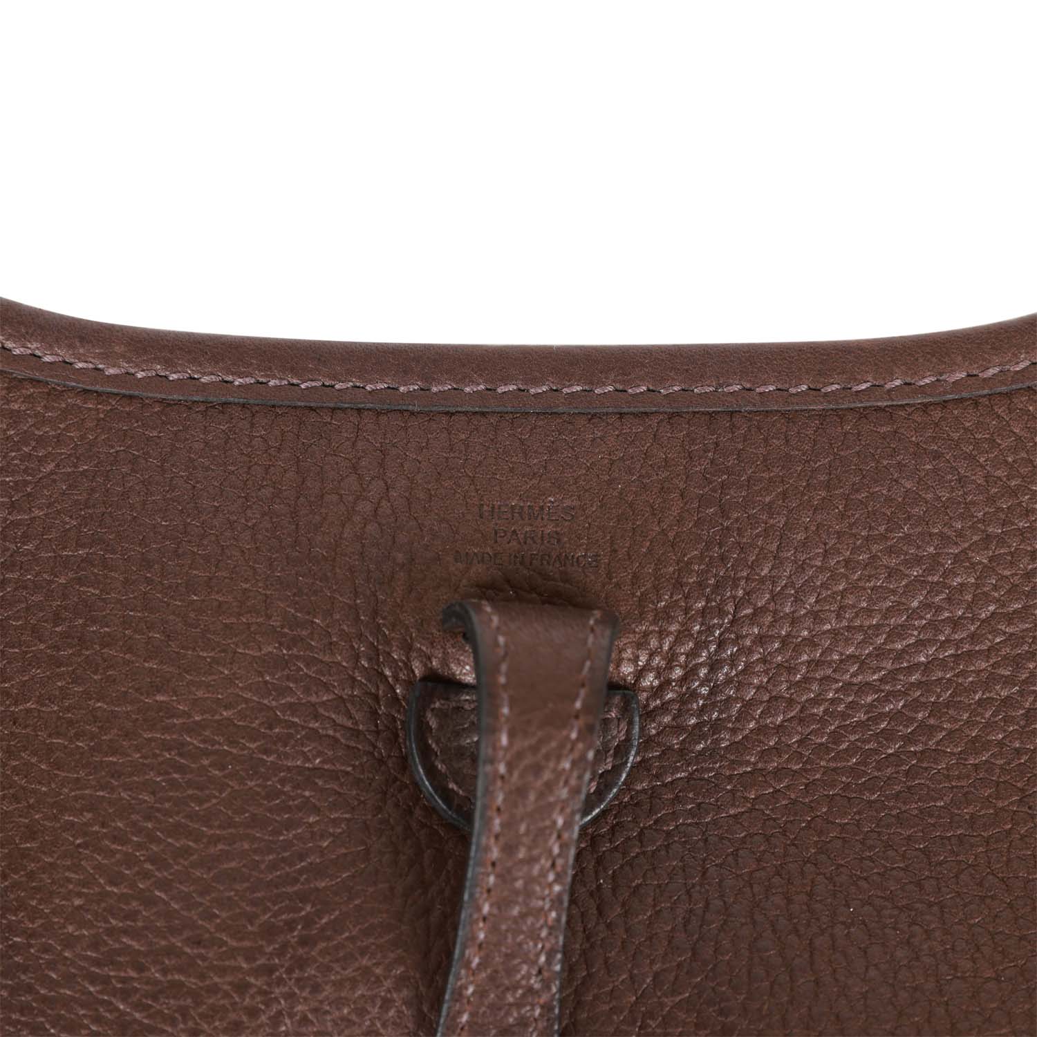 Hermes Evelyne TPM Ebene Barenia Faubourg Gold Hardware