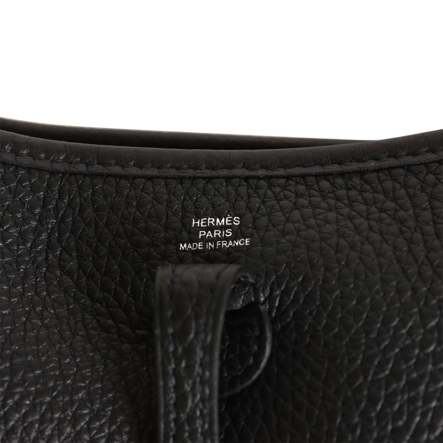Hermes Evelyne TPM Black Clemence Palladium Hardware