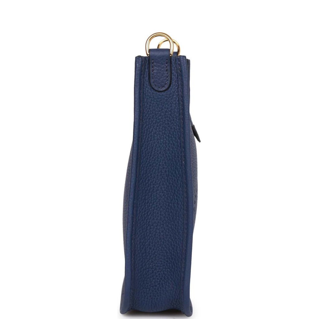 Hermes Evelyne TPM Bleu Saphir Maurice Gold Hardware