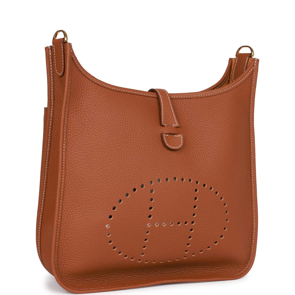 Hermes Evelyne III PM Gold Clemence Gold Hardware