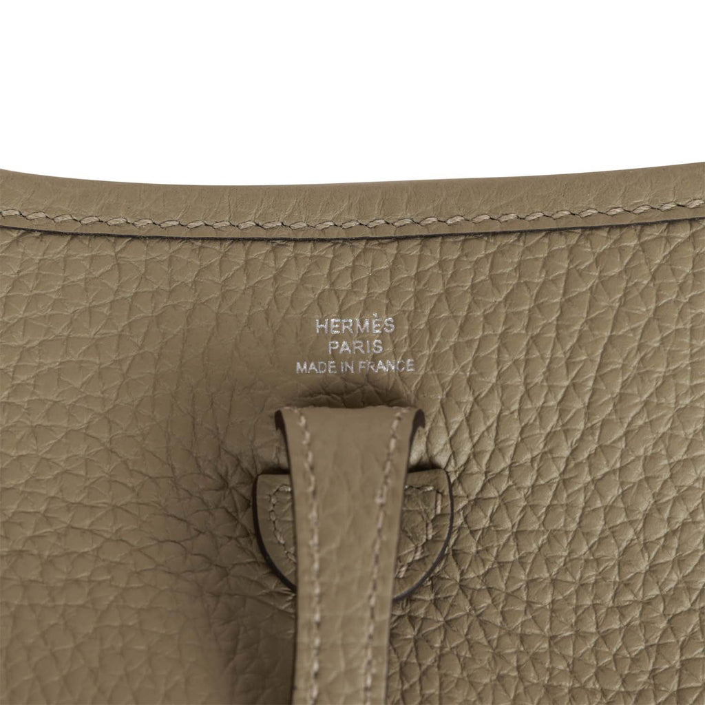 Hermes Evelyne TPM Sage Clemence Palladium Hardware