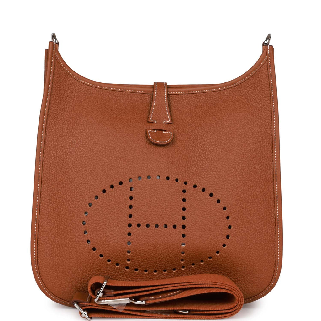 Hermes Evelyne III PM Gold Clemence Palladium Hardware