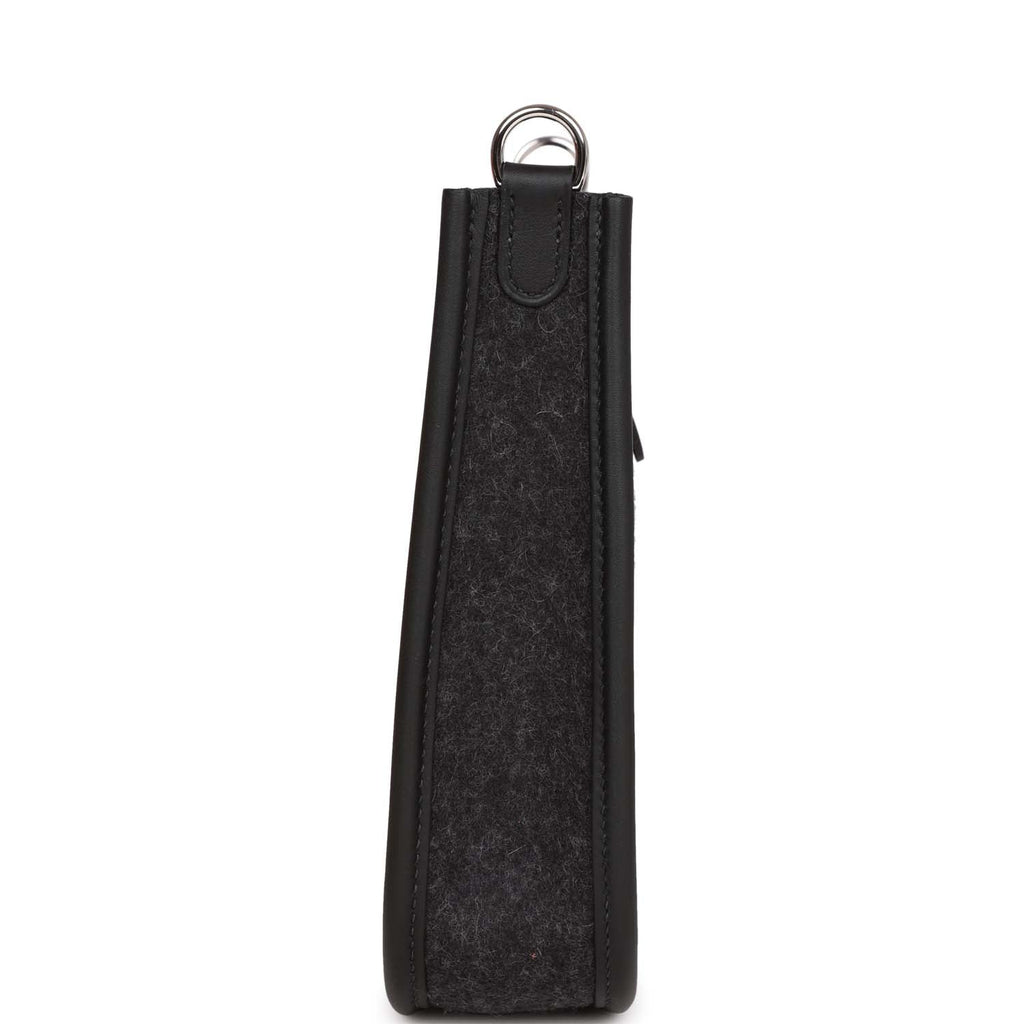 Hermes Evelyne TPM Graphite Feutre and Black Swift Palladium Hardware