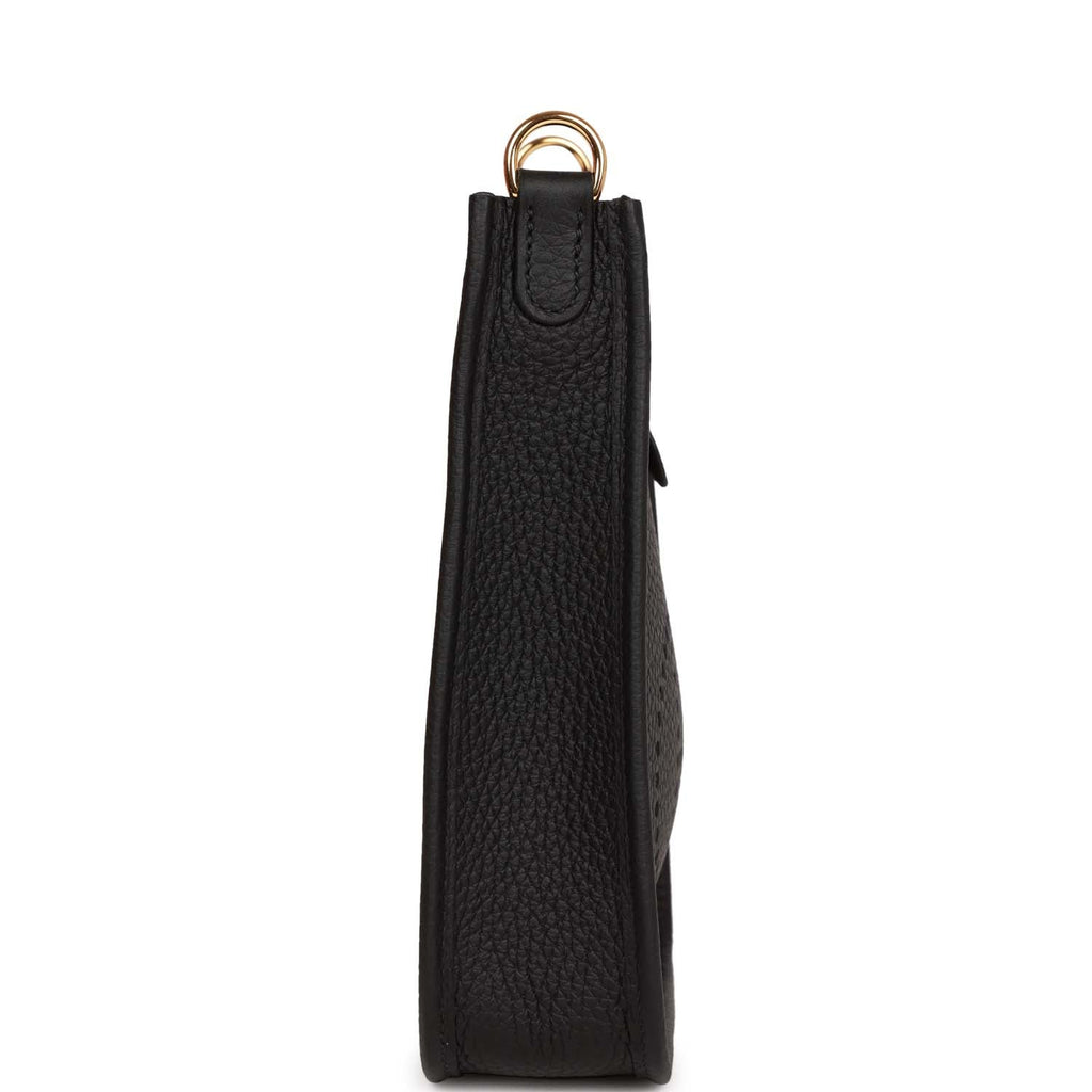 Hermes Evelyne TPM Black Clemence Gold Hardware
