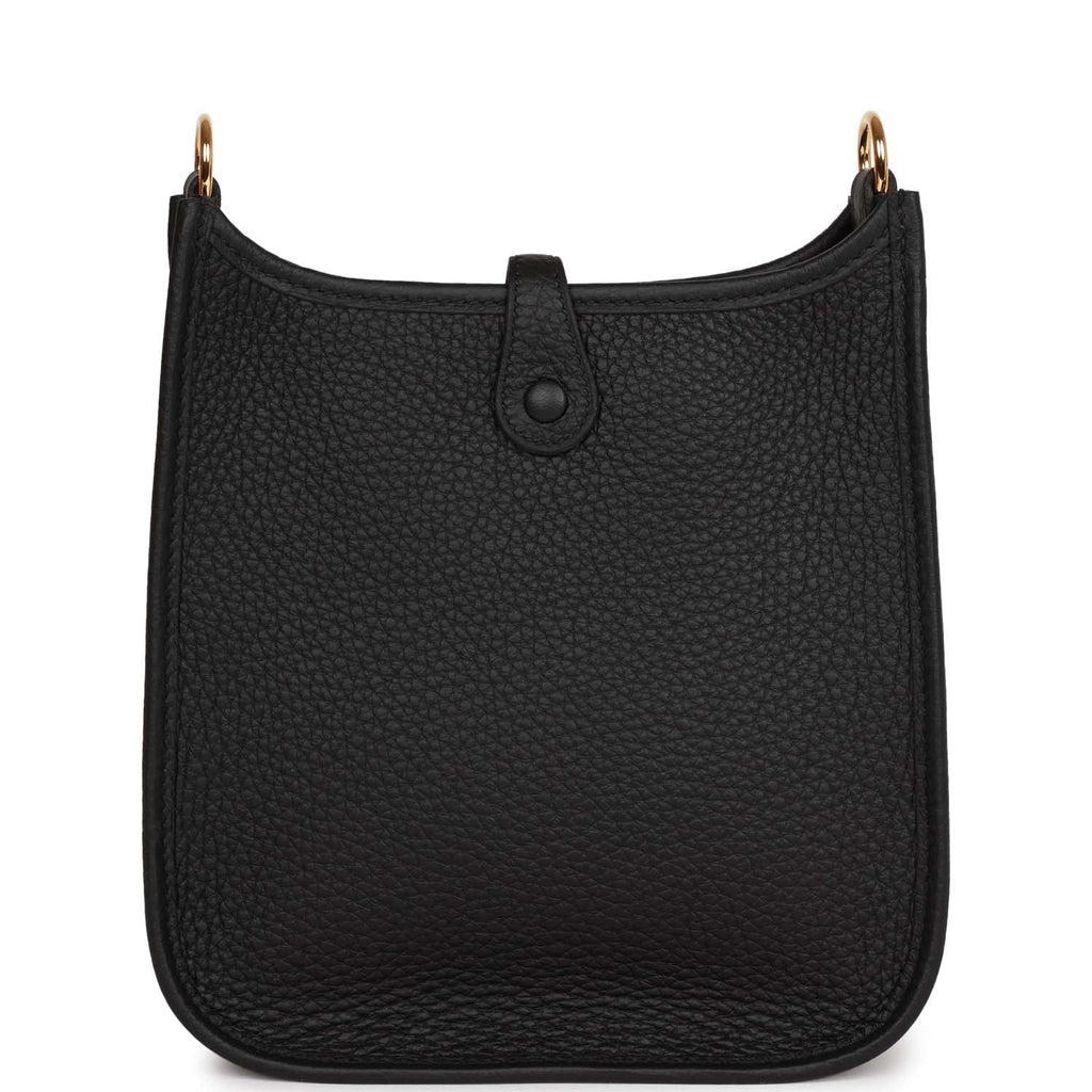Hermes Evelyne TPM Black Clemence Gold Hardware