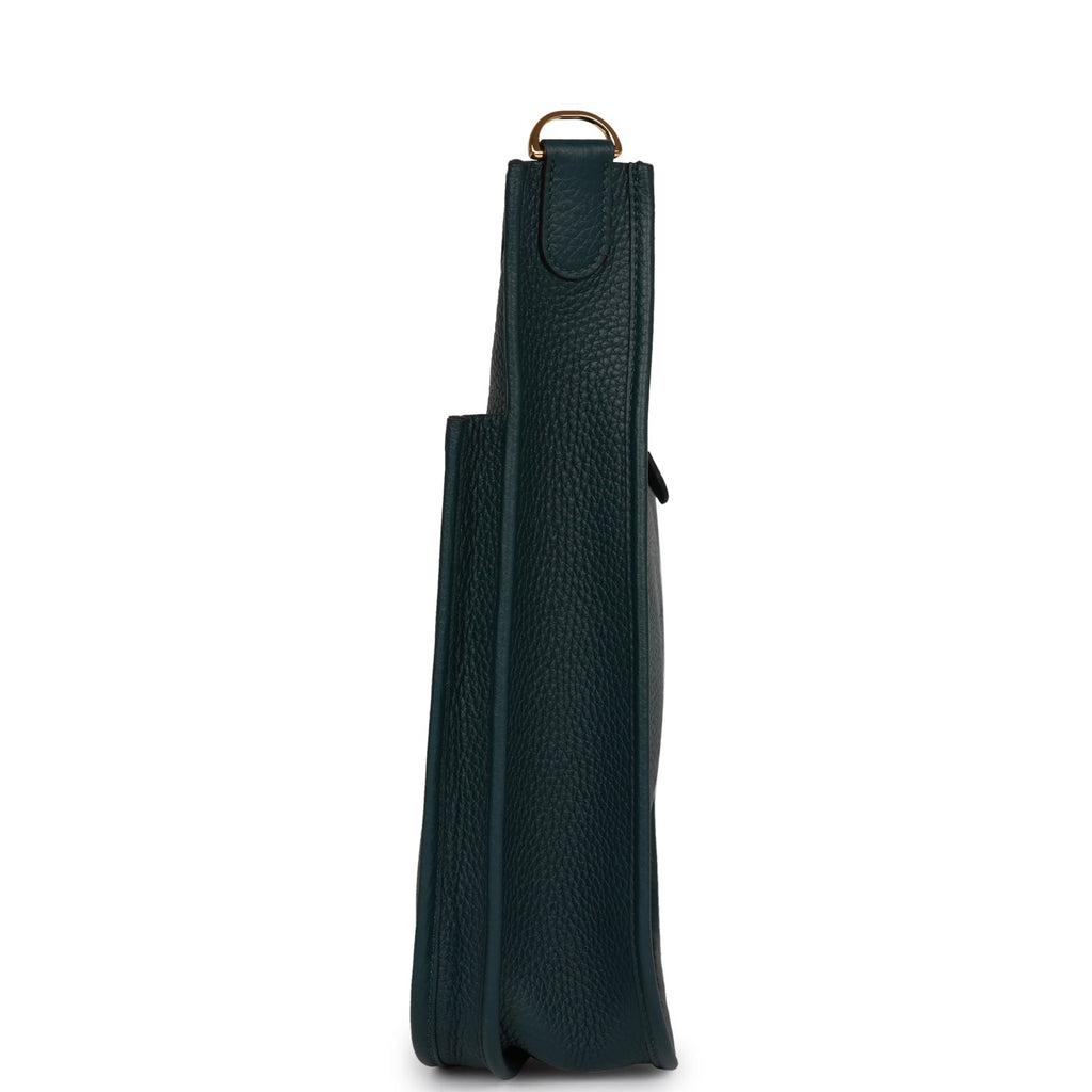 Hermes Evelyne III PM Vert Cypress Clemence Gold Hardware