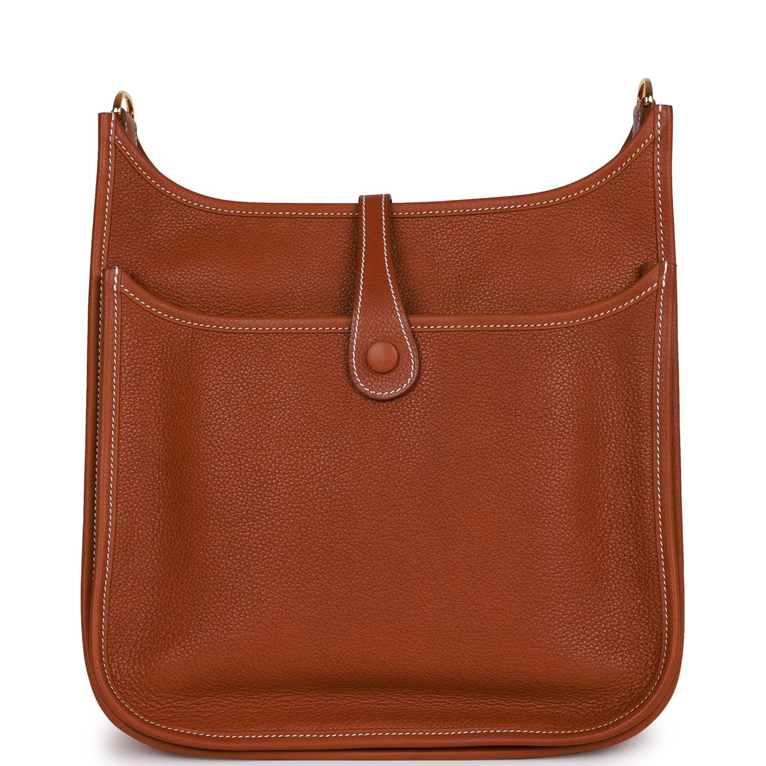 Hermes Evelyne III PM Fauve Barenia Faubourg Gold Hardware