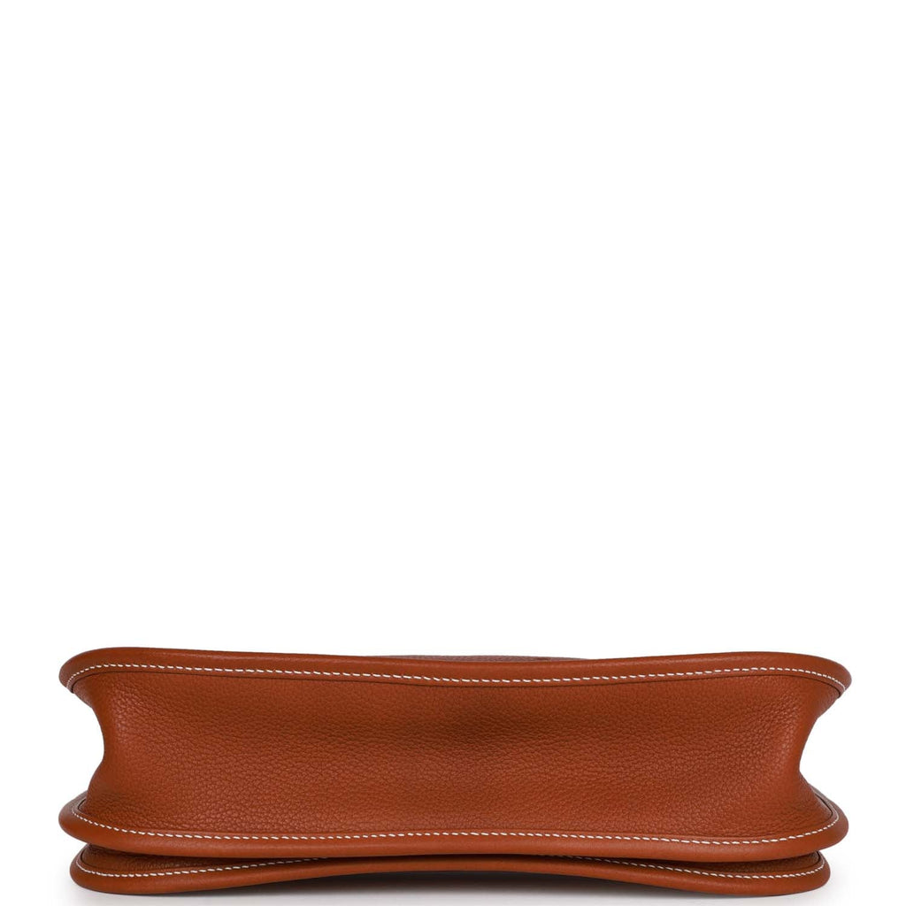 Hermes Evelyne III PM Fauve Barenia Faubourg Gold Hardware