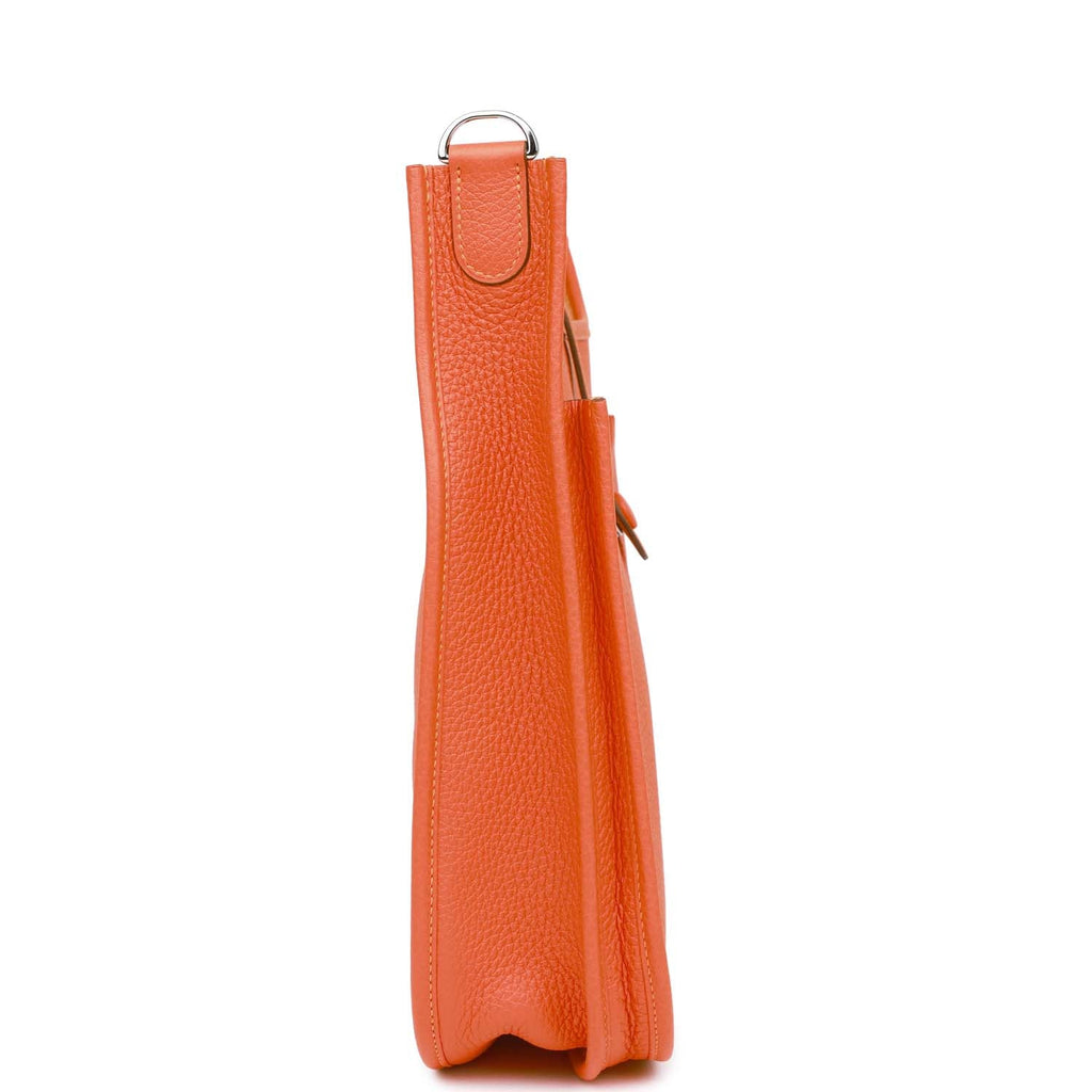 Hermes Evelyne III PM Feu Clemence Palladium Hardware