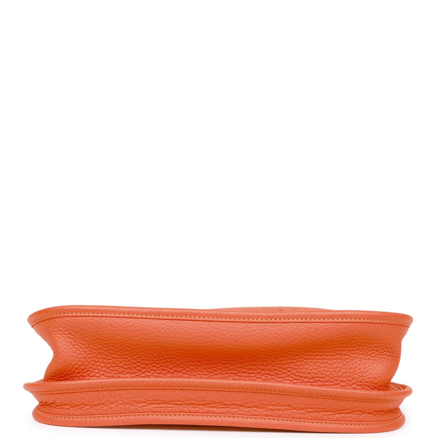 Hermes Evelyne III PM Feu Clemence Palladium Hardware