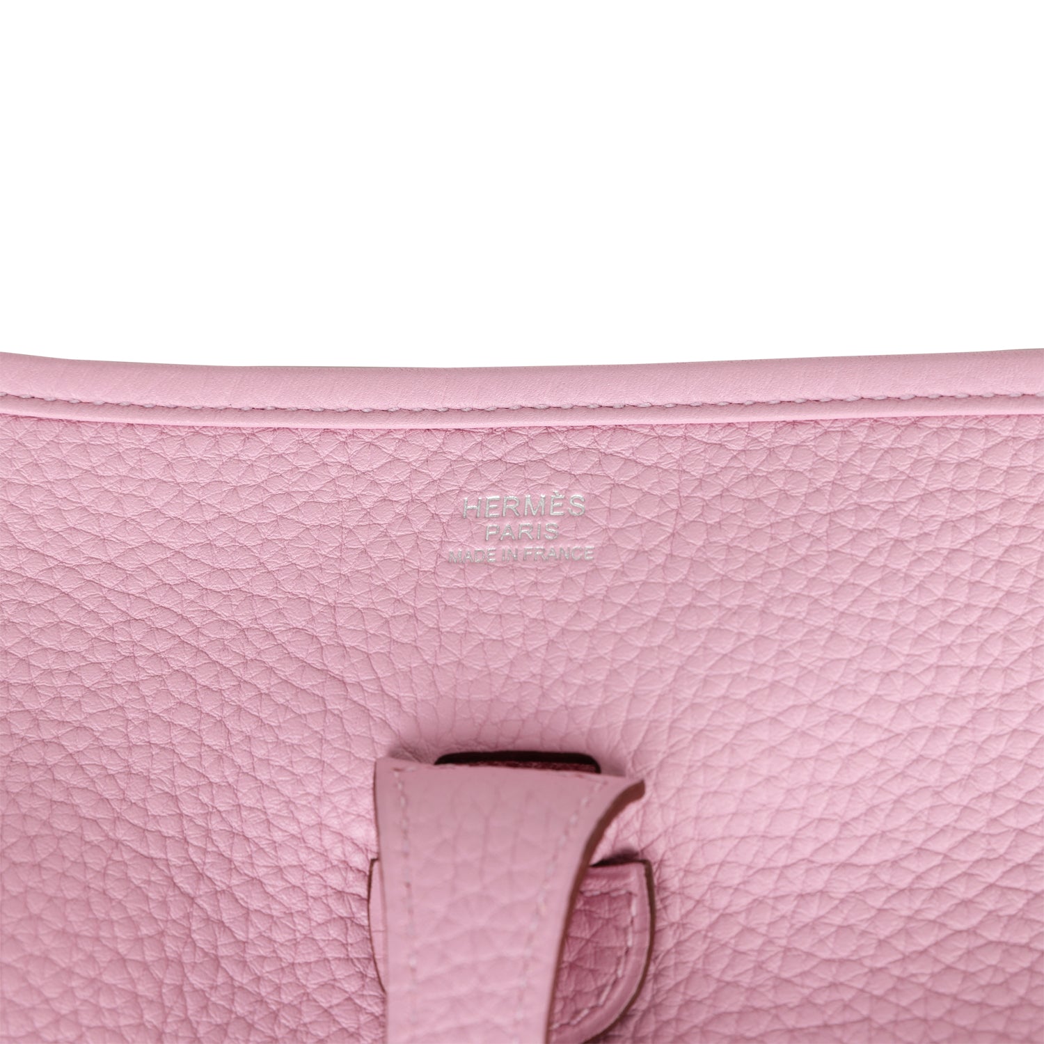 Hermes Evelyne III PM Mauve Sylvestre Clemence Palladium Hardware