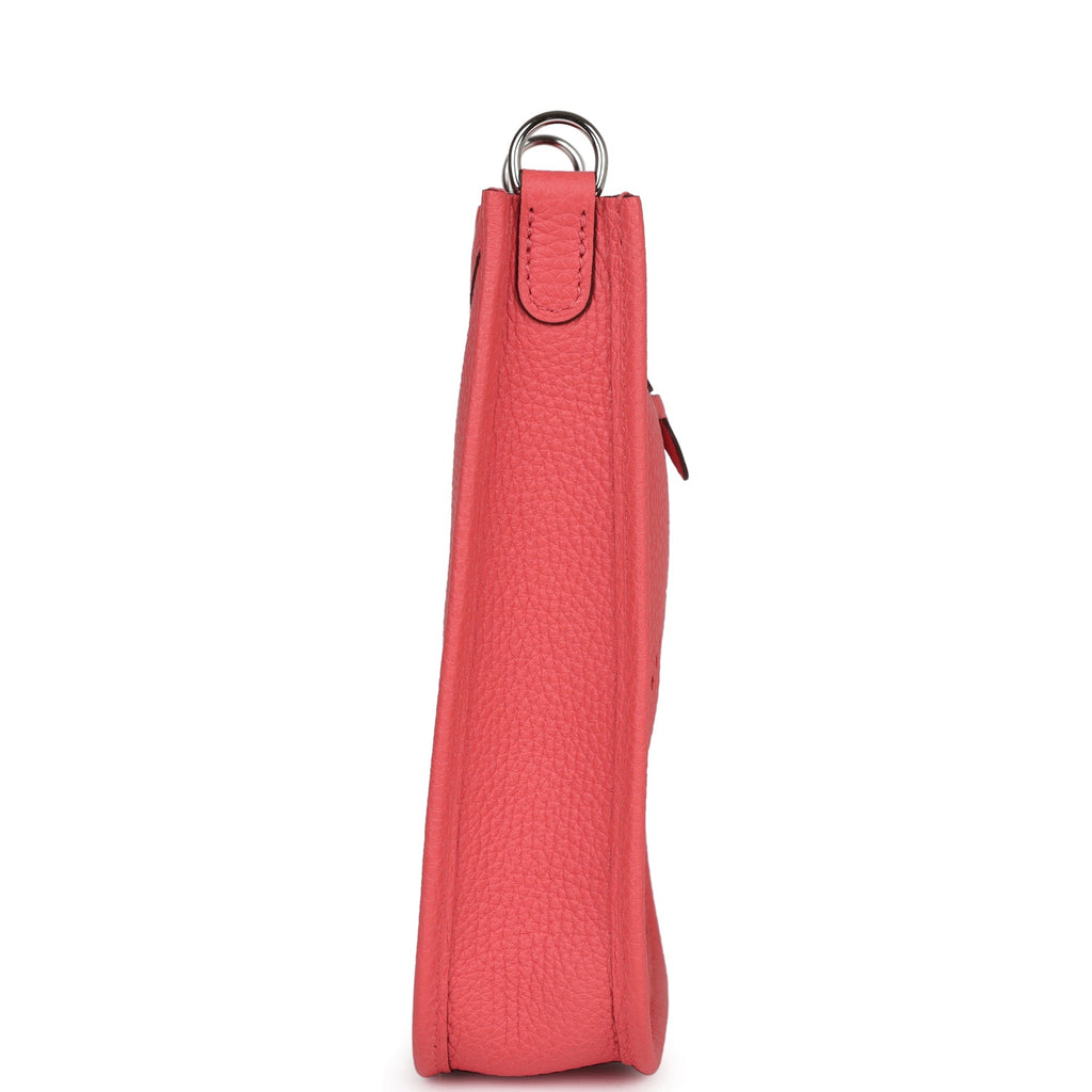 Hermes Evelyne TPM Rose Texas Clemence Palladium Hardware