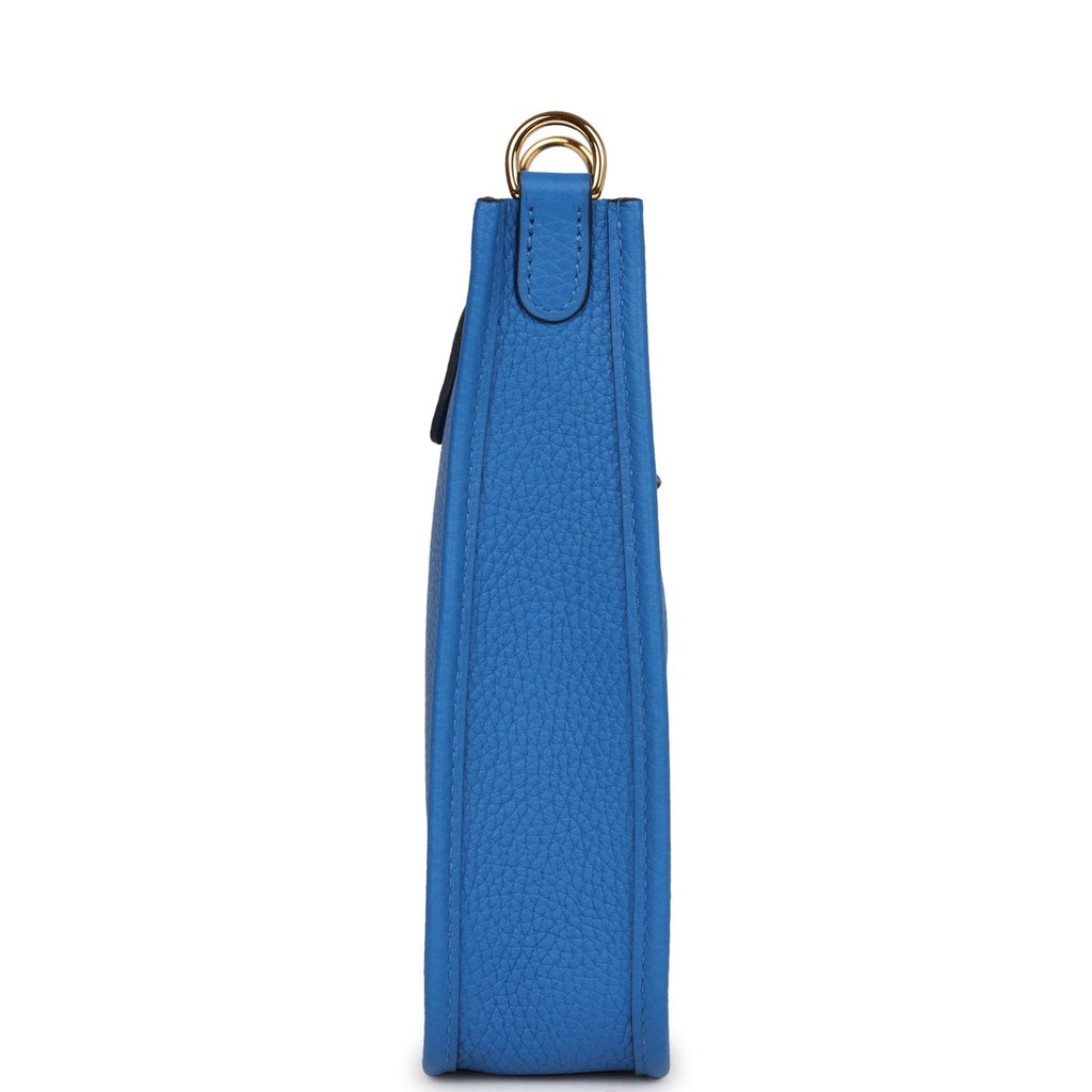 Hermes Evelyne TPM Bleu Zellige Clemence Gold Hardware