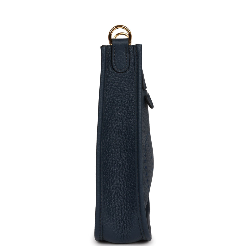 Hermes Evelyne TPM Bleu Nuit Clemence Gold Hardware