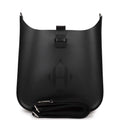 Hermes Evelyne III PM Sellier Black Vache Hunter Palladium Hardware