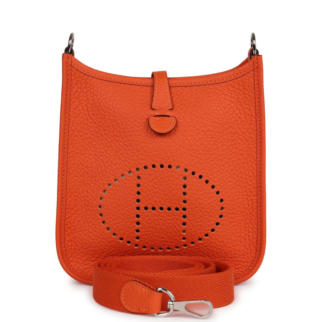 Hermes Evelyne TPM Feu Clemence Palladium Hardware