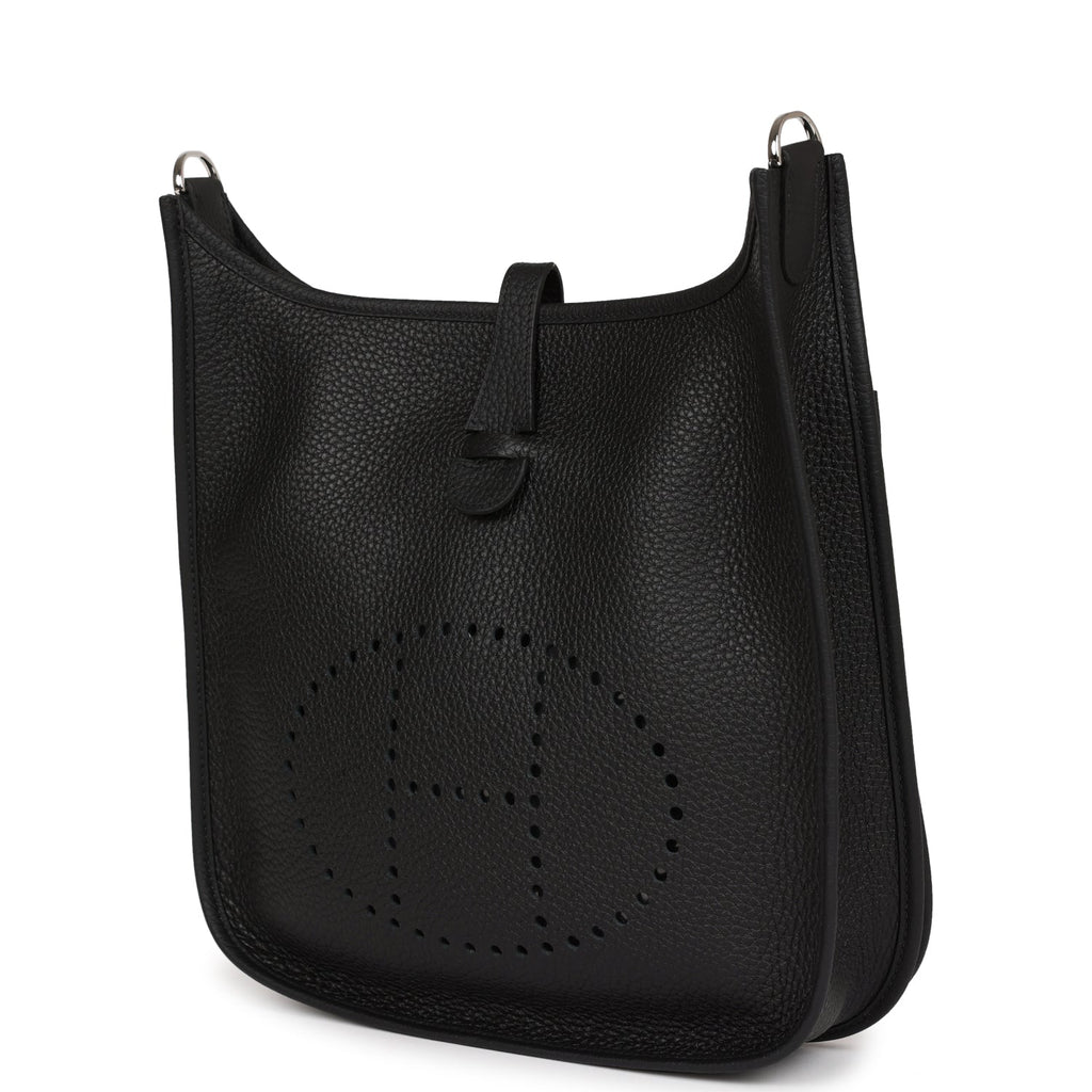 Hermes Evelyne III PM Black Clemence Palladium Hardware