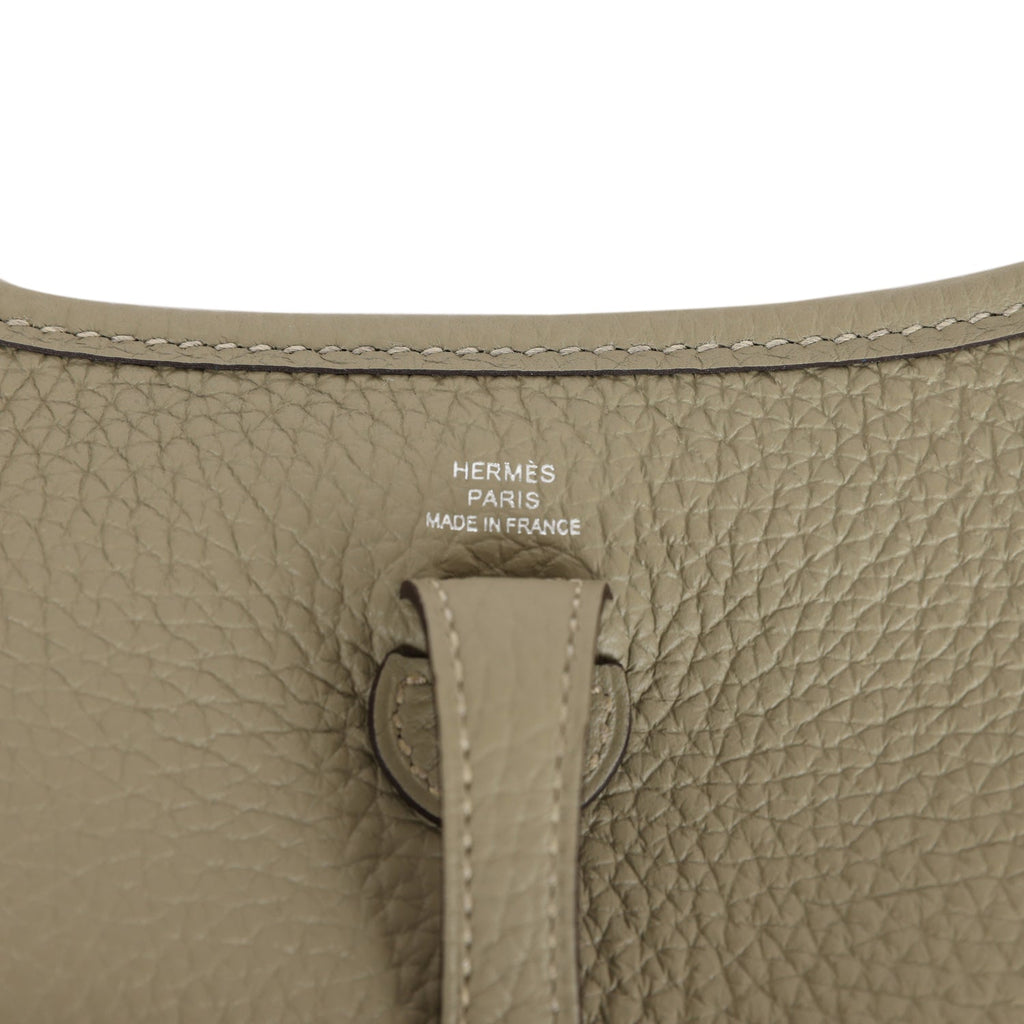Hermes Evelyne TPM Sage Clemence Palladium Hardware