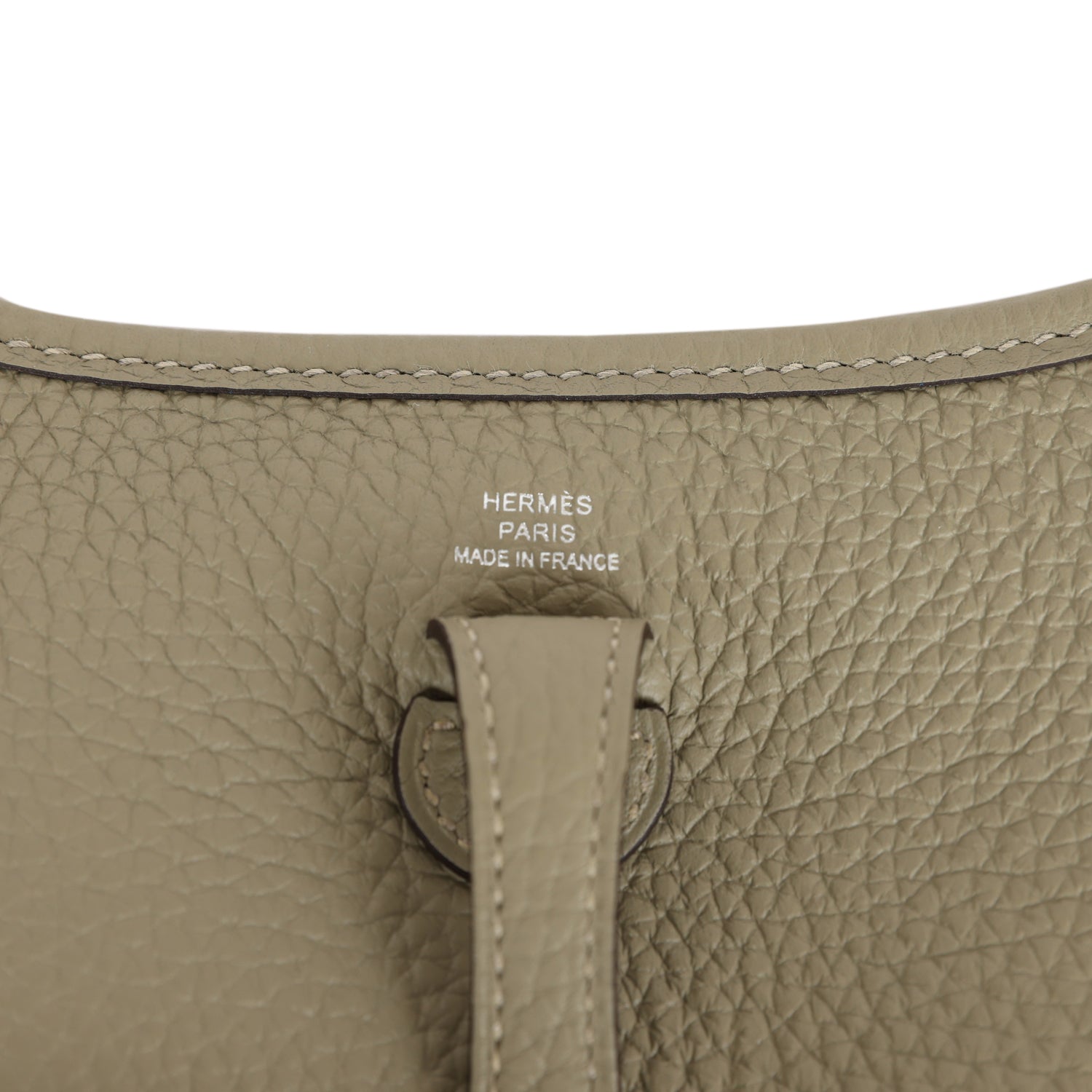 Hermes Evelyne TPM Sage Clemence Palladium Hardware