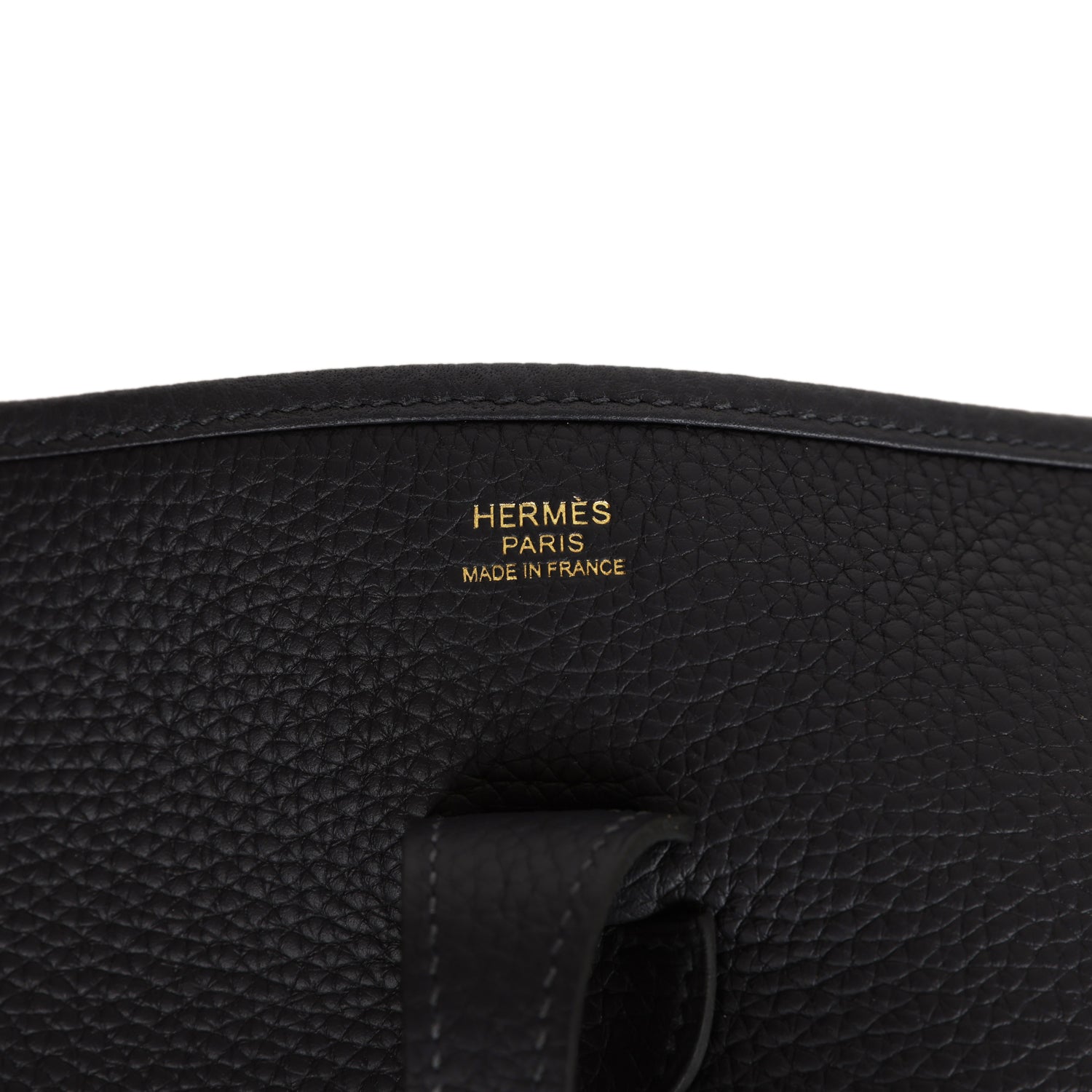 Hermes Evelyne III PM Caban Clemence Gold Hardware