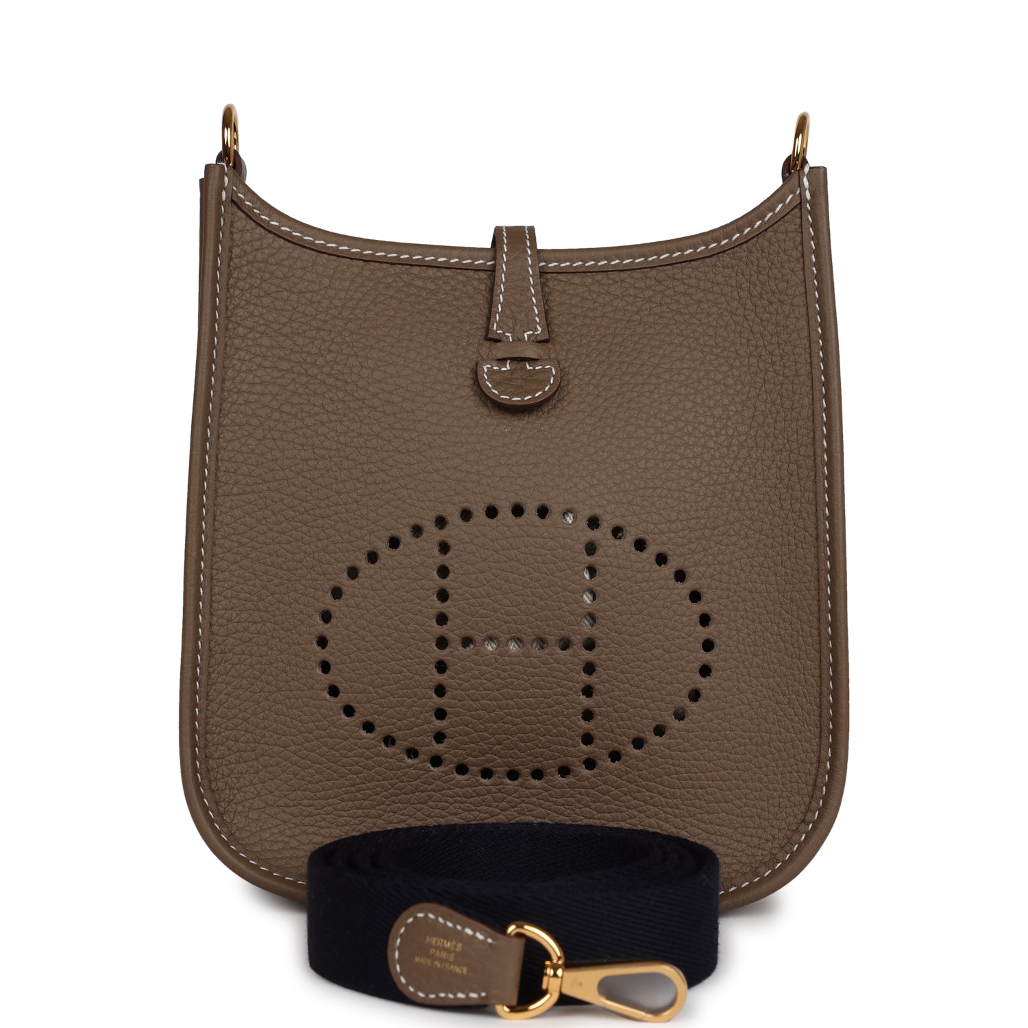 Hermes Evelyne TPM Etoupe Clemence Gold Hardware