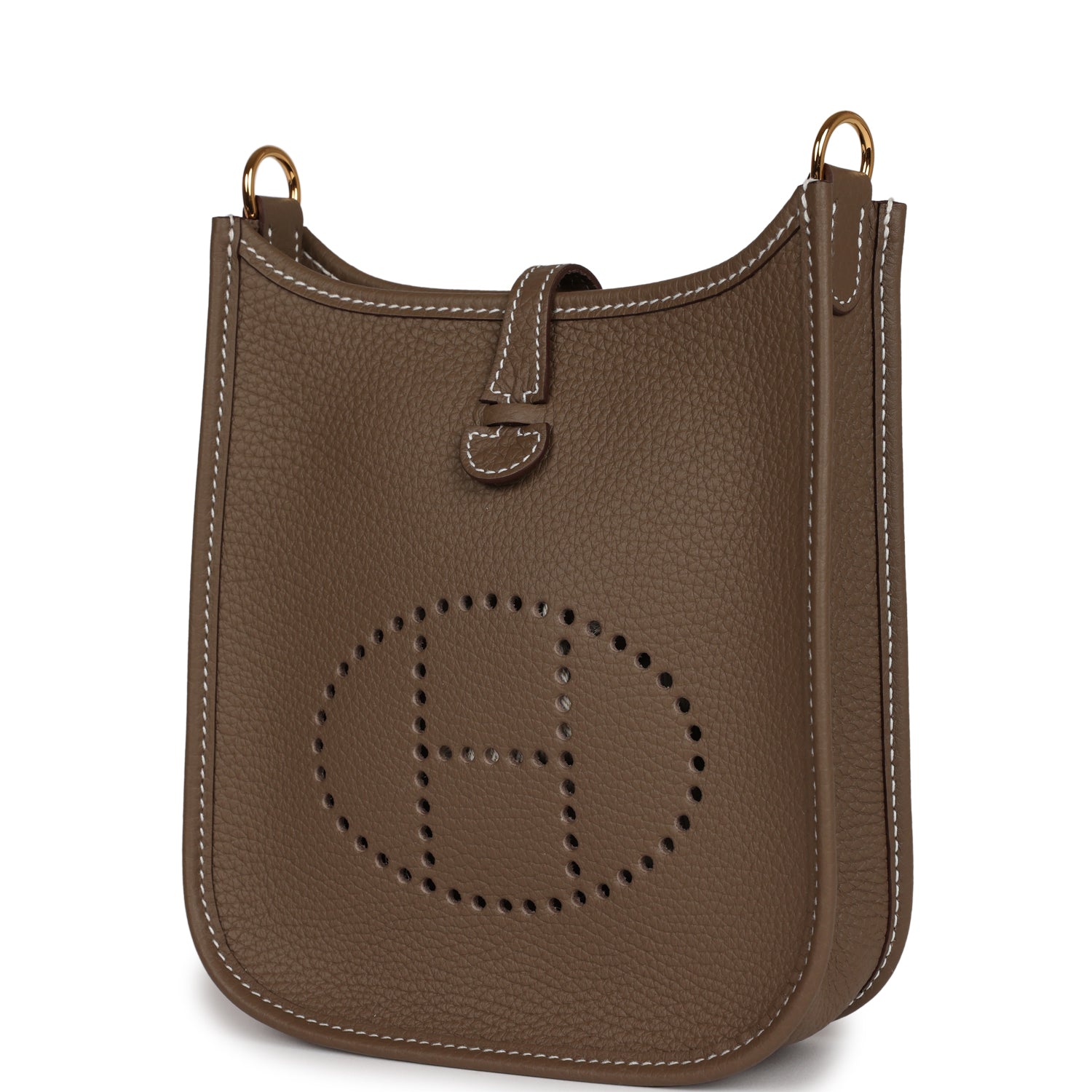 Hermes Evelyne TPM Etoupe Clemence Gold Hardware