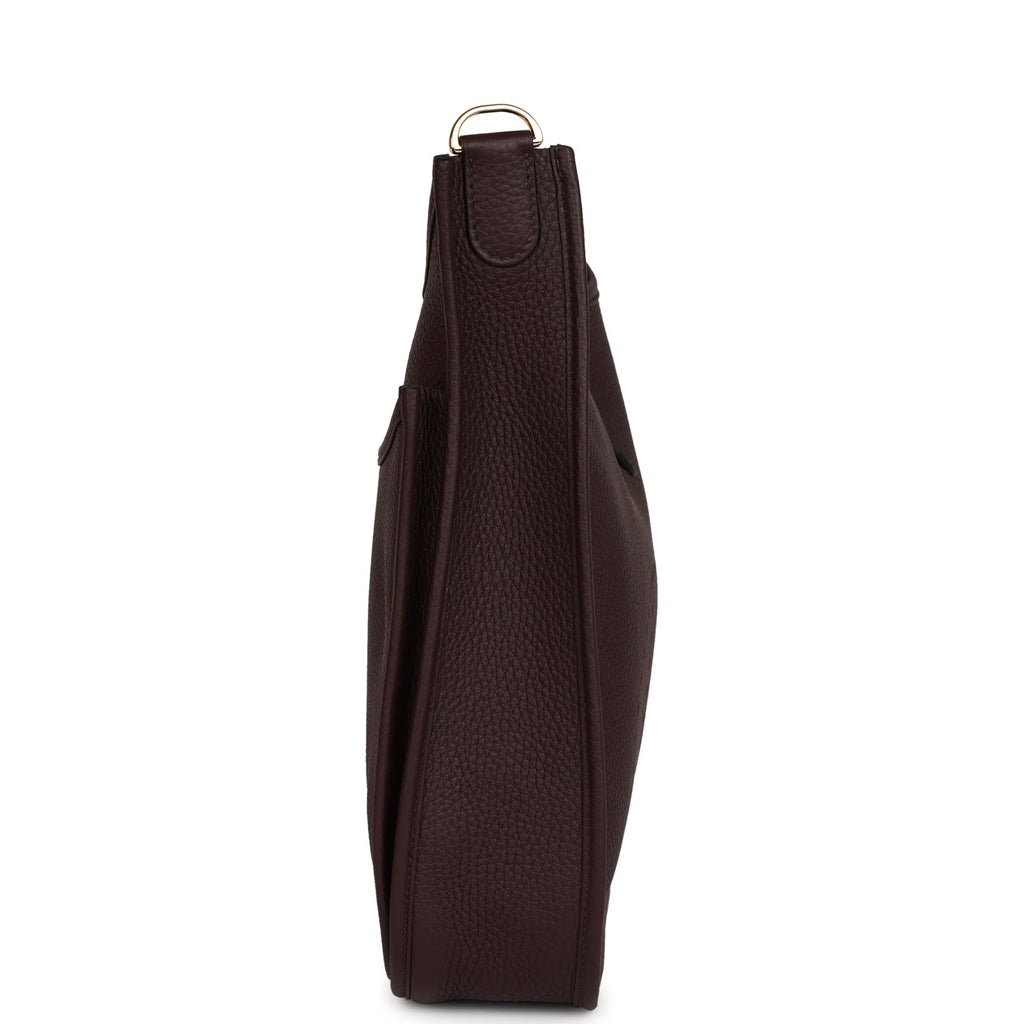 Hermes Evelyne PM Rouge Sellier Clemence Gold Hardware