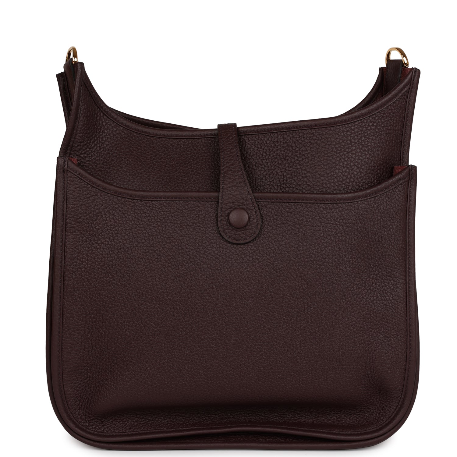 Hermes Evelyne PM Rouge Sellier Clemence Gold Hardware