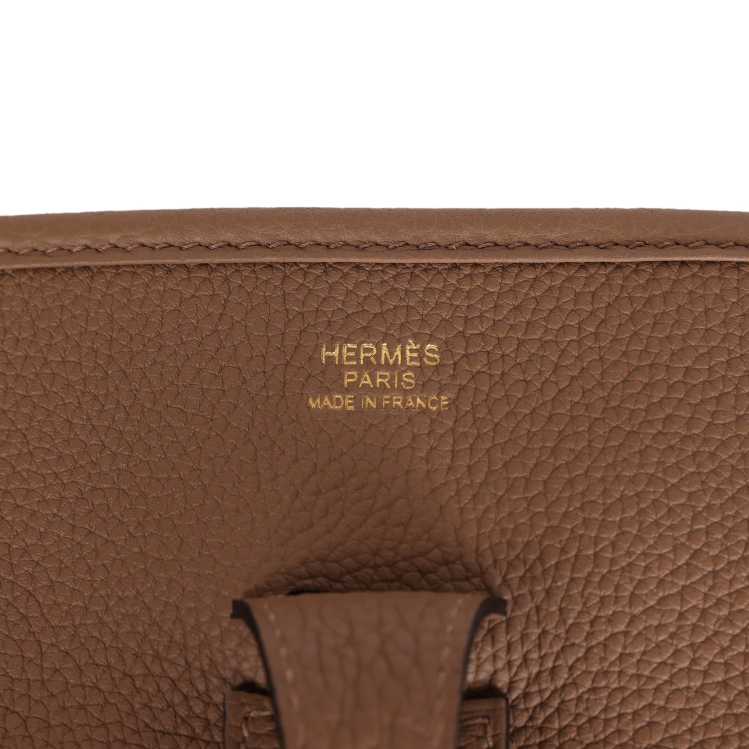 Hermes Evelyne III PM Beige de Weimar Clemence Gold Hardware
